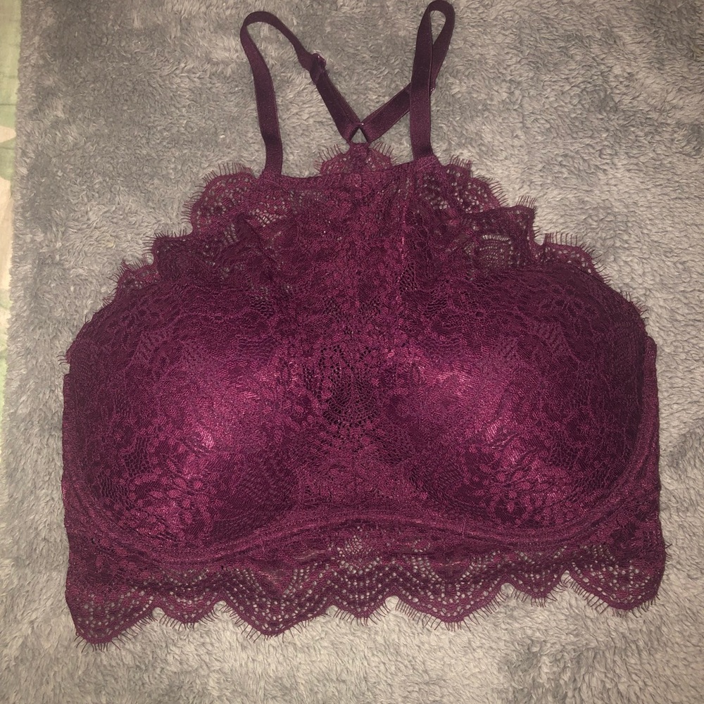 Pink Victoria’s Secret push-up bralette